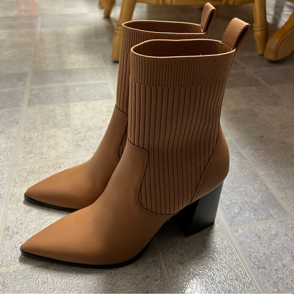Nwob Open Edit Rafael Pointed Toe Booties - image 5